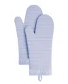 Kitchenaid Ribbed Soft Silicone Oven Mitt Set, 2 Piece In Open Purple