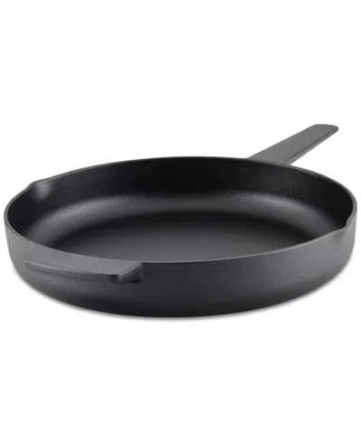 Kitchenaid Seasoned Cast Iron Induction Skillet In Black