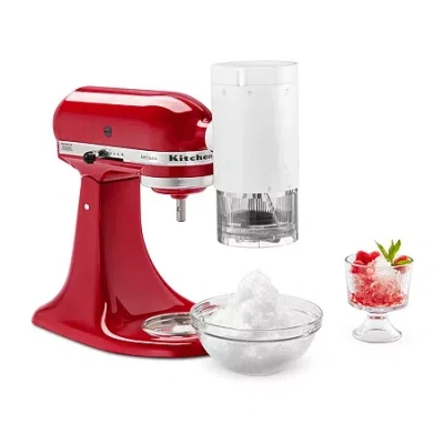 Kitchenaid Shaved Ice Attachment & Bowl Set In White