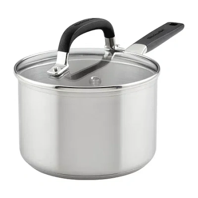 Kitchenaid Stainless Steel 2-qt. Sauce Pan In Silver