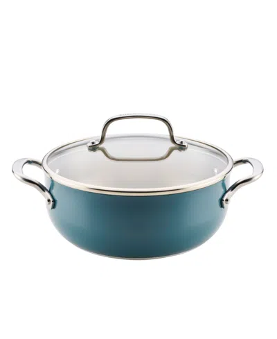 Kitchenaid Stainless Steel 4-quart Casserole With Lid In Green