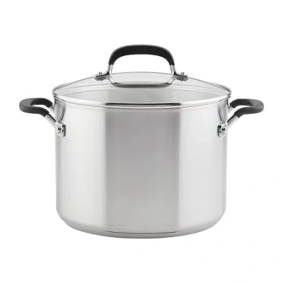 Kitchenaid Stainless Steel 8-qt. Stockpot In Silver