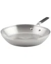 Kitchenaid 12.25 Open Frying Pan In Metallic