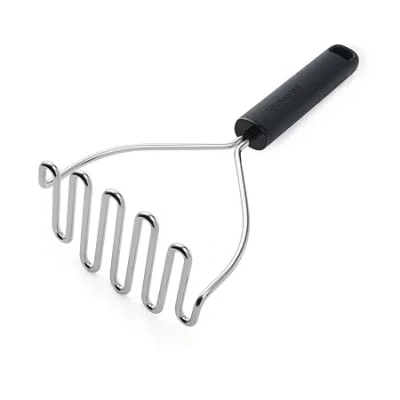 Kitchenaid Stainless Steel Wire Potato Masher In Black