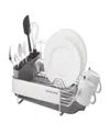 Kitchenaid Stainless Steel Wrap Compact Dish Rack In Charcoal