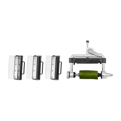 Kitchenaid Vegetable Sheet Cutter Processor Attachment In Silver