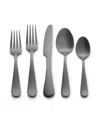 Kitchinox Alton Bay Black Satin 20-pc. Flatware Set, Service For 4 In Black