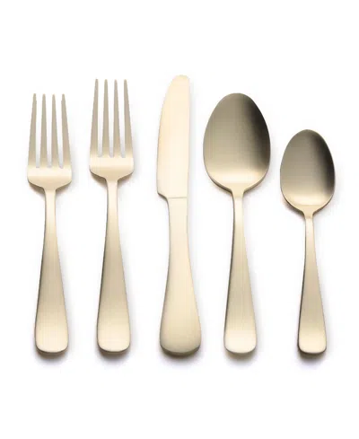 Kitchinox Alton Bay Gold Satin 20-pc. Flatware Set, Service For 4