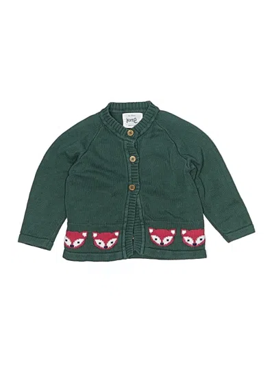Pre-owned Kite Kids' Cardigan Sweater In Green