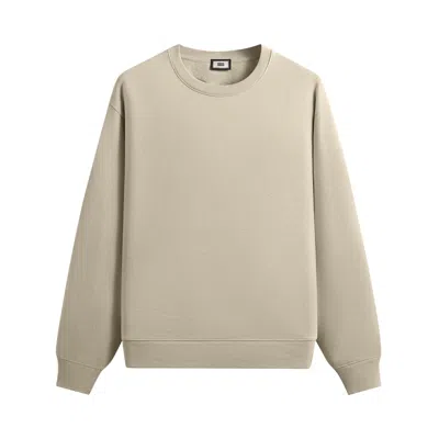 Pre-owned Kith 101 Brushed Terry Rhodes Crewneck 'hallow' | Tan | Men's Size L In Brown