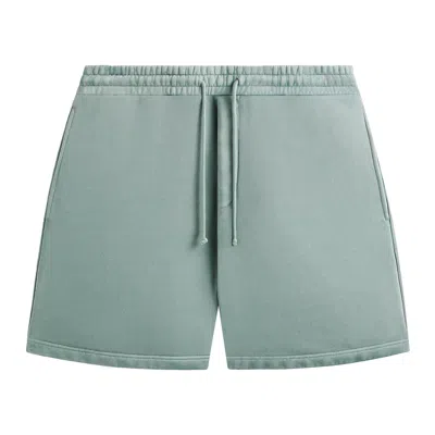 Pre-owned Kith 101 Classic Fleece Curtis Short 'fowl' | White | Men's Size L