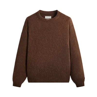Pre-owned Kith 101 For Ssstein Wool Alpaca Knit Crewneck Pullover 'mulch' | Brown | Men's Size M