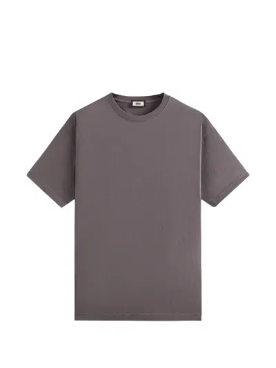 Kith 101 Logo-patch T-shirt In Gray