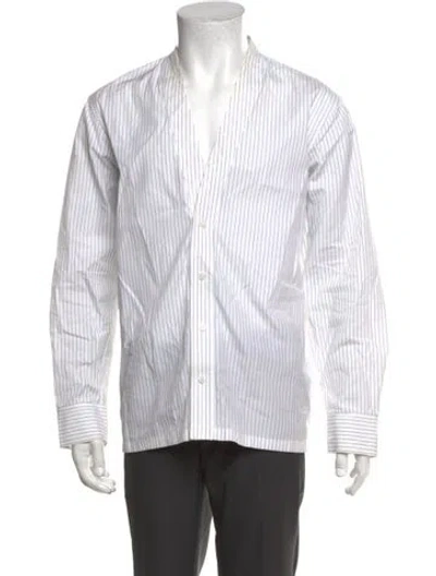 Pre-owned Kith 2022 Striped Shirt In White