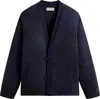 Kith Abbott Quilted Gi Jacket 'ink' In Blue