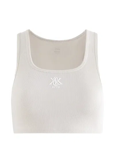 Kith Active Peyton Logo Tank Top In Neutral