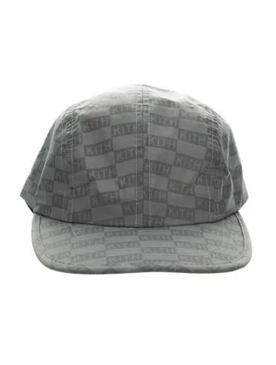 Pre-owned Kith Active Racer Reflective Cap In Gray