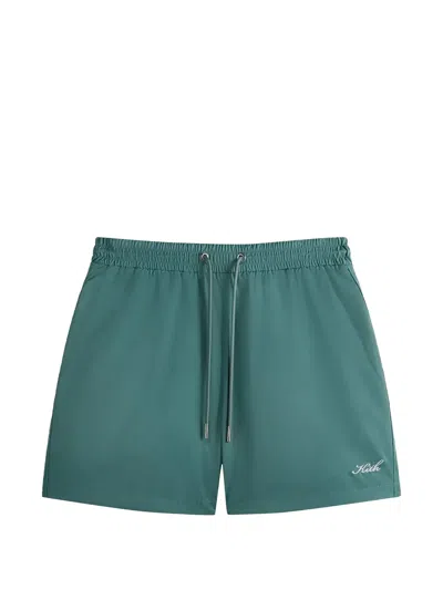 Kith Active Running Shorts In Green