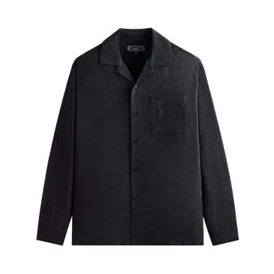 Pre-owned Kith Adonis Camp Collar Shirt 'black' | Men's Size Xs