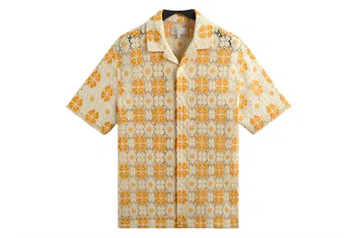 Pre-owned Kith Adonis Camp Collar Short Sleeve Shirt Nano