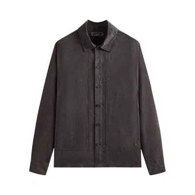 Pre-owned Kith Ainslie Buttondown 'kindling' | Brown | Men's Size Xl