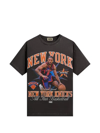 Kith Ny Knicks T-shirt Mit Sternen In Black