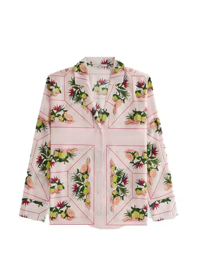 Kith Amalia Ii Button-down Shirt In Pink