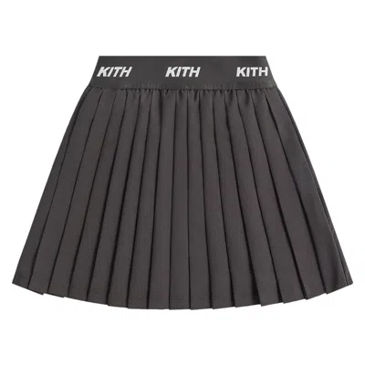 Pre-owned Kith Amaya Tennis Mini Skort 'black' | Kid's Size S