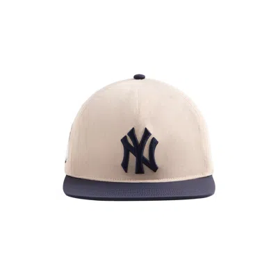Pre-owned Kith & '47 For The New York Yankees Nylon Hitch Sl Snapback 'nocturnal' | Cream | Men's Size Onesize