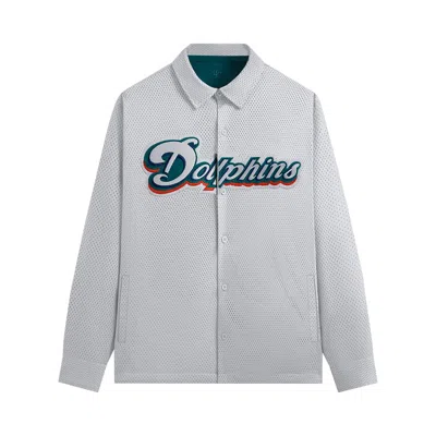 Pre-owned Kith & '47 For The Nfl: Dolphins Reversible Ginza 'white'