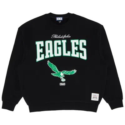Pre-owned Kith & '47 For The Nfl: Eagles Nelson Crewneck 'black' | Men's Size M