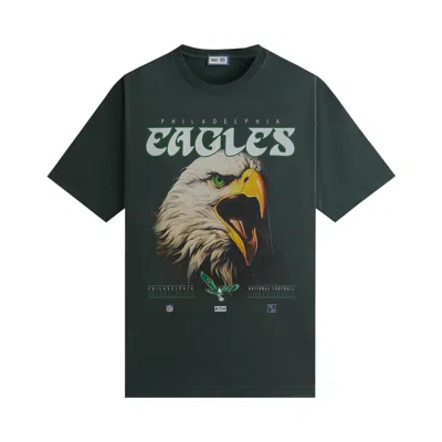 Pre-owned Kith & '47 For The Nfl: Eagles Vintage Tee 'stadium' In Green