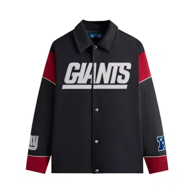 Pre-owned Kith & '47 For The Nfl: Giants Kieran Coaches Jacket 'nocturnal' In Blue
