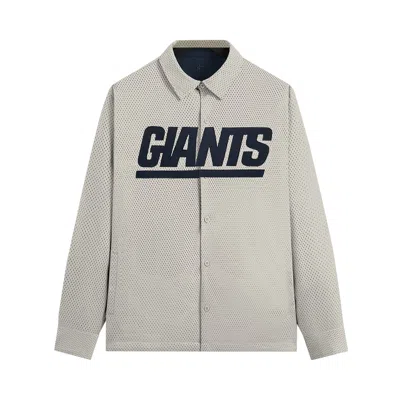 Pre-owned Kith & '47 For The Nfl: Giants Reversible Ginza 'silk' In Cream