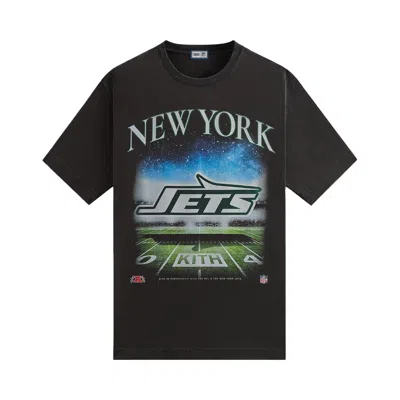 Pre-owned Kith & '47 For The Nfl: Jets Vintage Tee 'black'