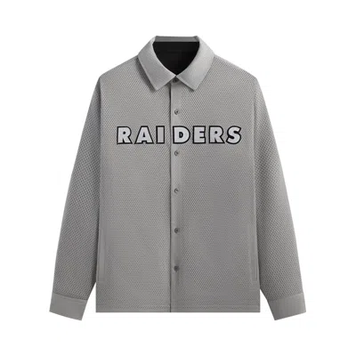 Pre-owned Kith & '47 For The Nfl: Raiders Reversible Ginza 'mist' In Grey