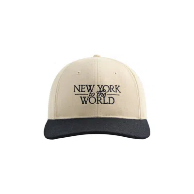 Pre-owned Kith & 47 Ny To The World Franchise Ls Cap 'sandrift' | Cream | Men's Size M In White