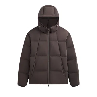 Pre-owned Kith & Giorgio Armani Midi Puffer 'kindling' | Brown | Men's Size S