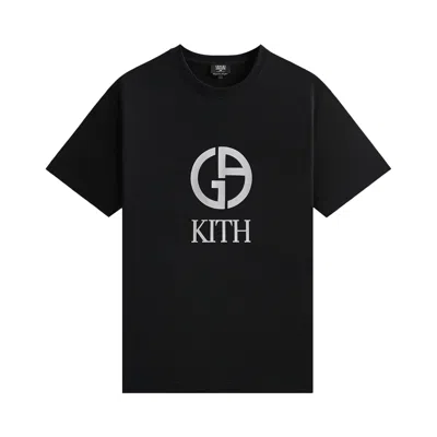 Pre-owned Kith & Giorgio Armani Tee 'black' | Men's Size L