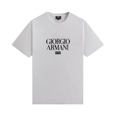 Pre-owned Kith & Giorgio Armani Tee 'white'