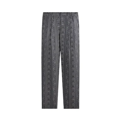 Pre-owned Kith & Kin Batik Stripe Pleated Ari Trouser 'nocturnal' | Black | Men's Size 50