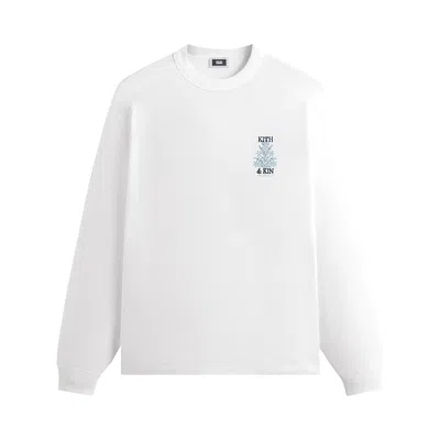 Pre-owned Kith & Kin Botanical Long-sleeve Tee 'white' | Men's Size Xxl