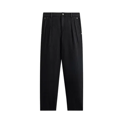 Pre-owned Kith &kin Brett Pleated Taper 'ryder Wash' | Black | Men's Size 36