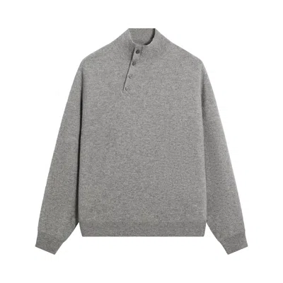 Pre-owned Kith &kin Cashmere Cyrus Turtleneck 'mid Heather Grey' | Men's Size S