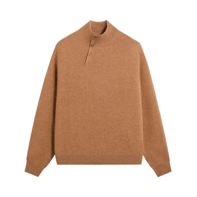 Pre-owned Kith &kin Cashmere Cyrus Turtleneck 'sand Dune' | Tan | Men's Size M