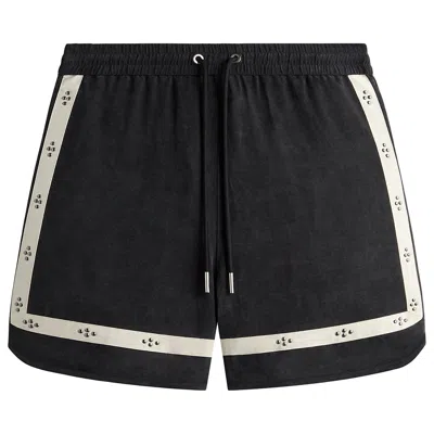 Pre-owned Kith &kin Cupro Linen Dylan Short 'black' | Men's Size L