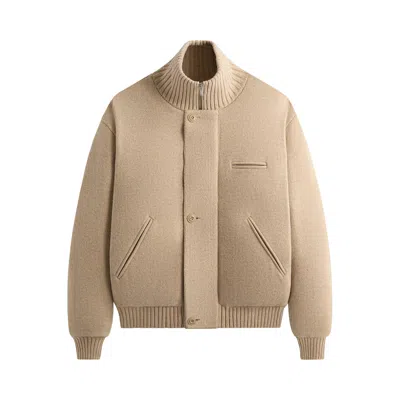 Pre-owned Kith &kin Darwin Knit Puffer 'canvas' | Tan | Men's Size L In Brown