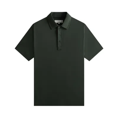 Pre-owned Kith & Kin Pima Jersey Short-sleeve Heathrow Polo 'taiga' | Green | Men's Size L