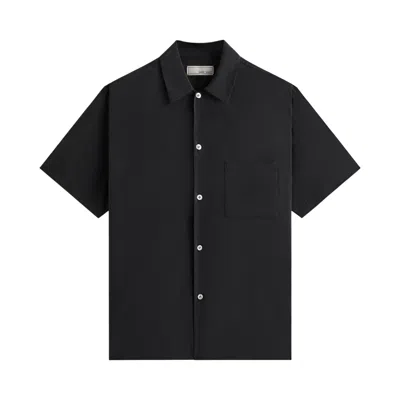 Pre-owned Kith & Kin Silk Habotai Beckham Buttondown 'black' | Men's Size S