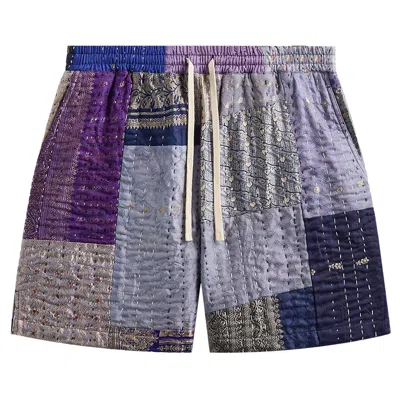 Pre-owned Kith &kin Tal Patchwork Short 'blue/multicolor' | Multi-color | Men's Size Xs